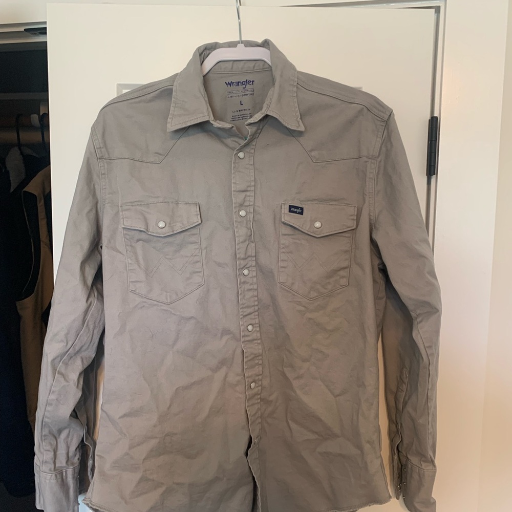 Wrangler Advanced Comfort Pearl Snap - L